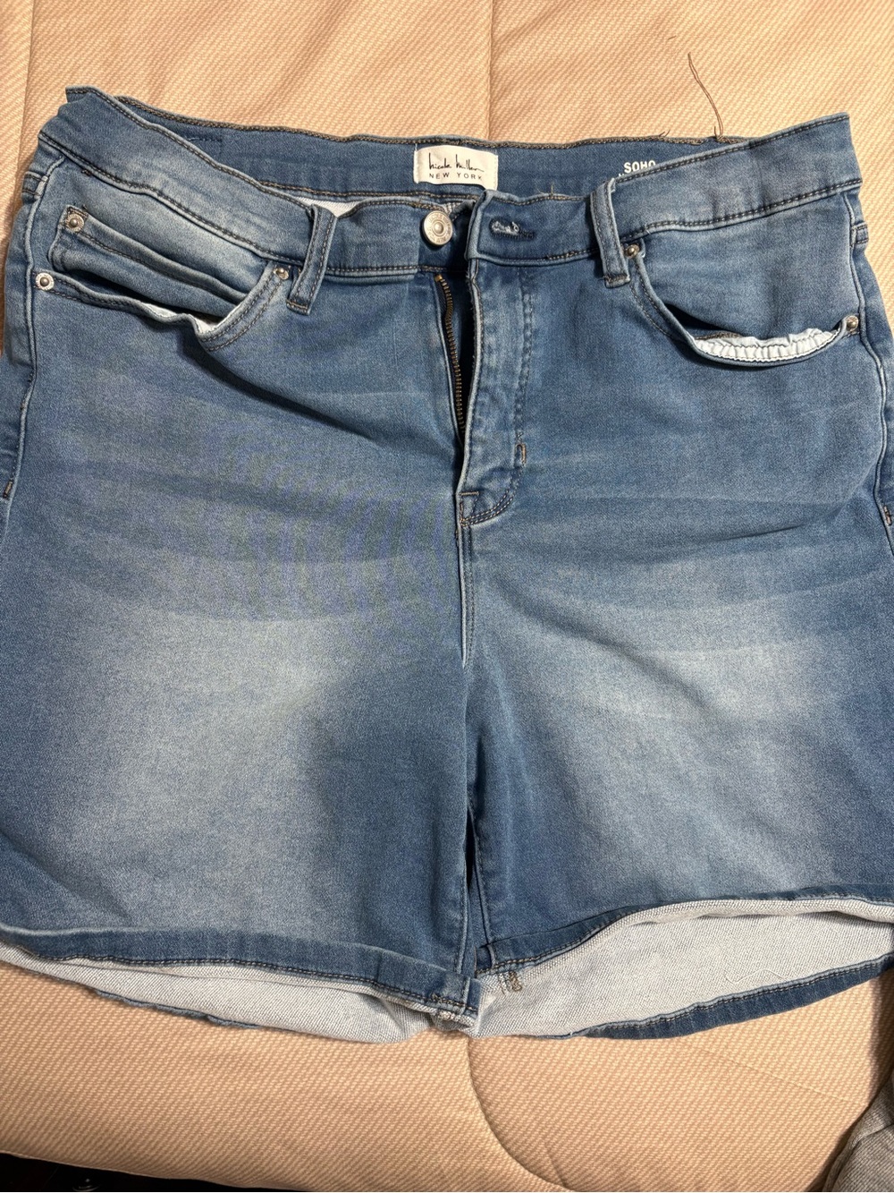 Nicole Miller Light Blue Denim Cutoff Shorts